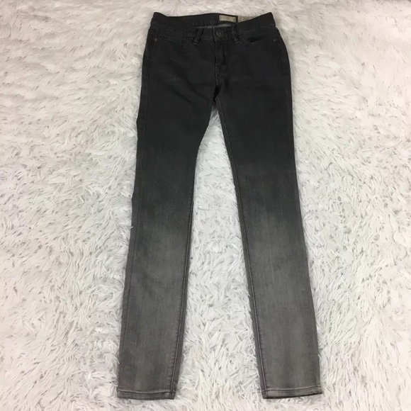 All Saints Denim - AllSaints Ashby Low Rise Skinny Jeans Gray Size 24